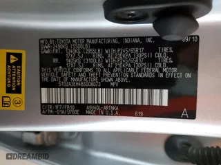 2011 Toyota Highlander with VIN 5TDZA3EH4BS008073, listed as a Copart auction lot 46930955 with 170,492 mi miles and Salvage Title. Bid and sale history available at carsss.com. Image 12.