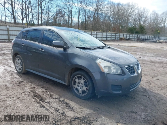 2009 Pontiac Vibe w/1SB with VIN 5Y2SP67099Z425237, listed as a IAAI auction lot 41597510 with 158,698 mi miles. Bid and sale history available at carsss.com. Image 1.