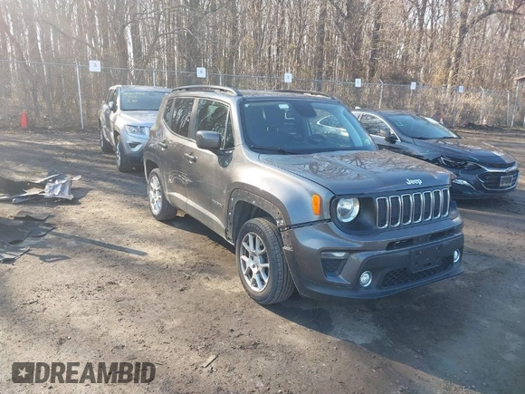 2019 Jeep Renegade Latitude z VIN ZACNJBBB3KPK42045, wystawiony jako IAAI lot #41548217 z przebiegiem 124 506 mil mil oraz . Historia ofert i sprzedaży dostępna na DreamBid. Obrazek 1.
