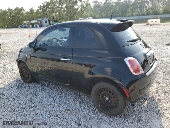 2013 FIAT 500 Pop with VIN 3C3CFFAR3DT748427, listed as a Copart auction lot 51220245 with 76,576 mi miles and Salvage Title. Bid and sale history available at carsss.com. Image 2.