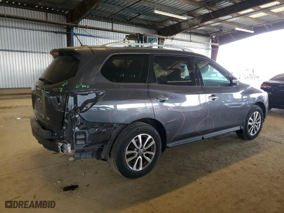 2014 Nissan Pathfinder Platinum with VIN 5N1AR2MNXEC722492, listed as a Copart auction lot 49408165 with 115,747 mi miles and Salvage Title. Bid and sale history available at carsss.com. Image 3.