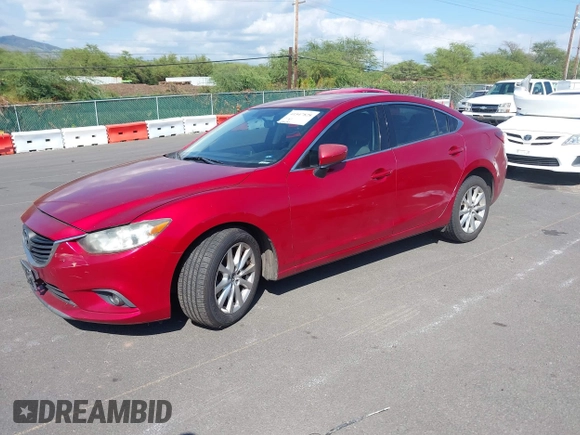 2016 Mazda 6 i Sport with VIN JM1GJ1U55G1436032, listed as a IAAI auction lot 41547828 with 114,637 mi miles and . Bid and sale history available at carsss.com. Image 2.