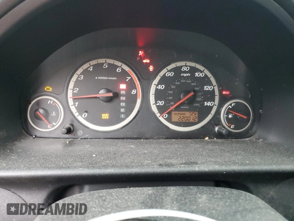 2005 Honda CR-V EX with VIN SHSRD78875U341752, listed as a Copart auction lot 55324775 with 220,012 mi miles and Clean Title. Bid and sale history available at DreamBid. Image 9.