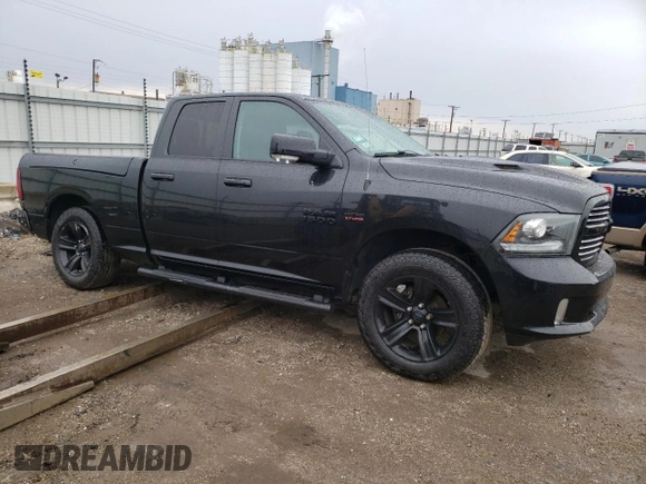2016 Ram 1500 Sport with VIN 1C6RR7HT9GS296999, listed as a Copart auction lot 78263524 with 73,423 mi miles and Salvage title. Bid and sale history available at DreamBid. Image 4.
