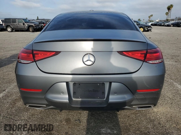 2019 Mercedes-Benz CLS with VIN WDD2J5JB9KA032709, listed as a Copart auction lot 52384574 with 43,497 mi miles and Salvage Title. Bid and sale history available at carsss.com. Image 6.