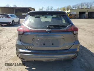 2022 Nissan Kicks SV with VIN 3N1CP5CV2NL485672, listed as a Copart auction lot 53730555 with 30,347 mi miles and Salvage Title. Bid and sale history available at DreamBid. Image 6.
