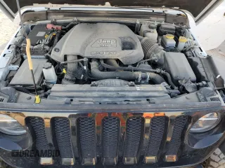 2022 Jeep Wrangler Unlimited Willys Sport with VIN 1C4HJXDM7NW145806, listed as a Copart auction lot 46851705 with 28,357 mi miles and Salvage Title. Bid and sale history available at DreamBid. Image 12.