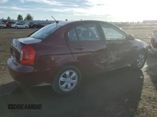 2006 Hyundai Accent GLS with VIN KMHCN46C86U047524, listed as a Copart auction lot 47071055 with 116,918 mi miles and Salvage Title. Bid and sale history available at carsss.com. Image 3.
