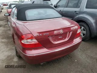 2008 Mercedes-Benz CLK 350 with VIN WDBTK56F58F236487, listed as a Copart auction lot 74986464 with Not Provided miles and Salvage Title. Bid and sale history available at DreamBid. Image 6.