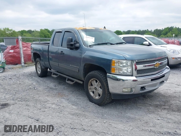 2012 Chevrolet Silverado 1500 LT with VIN 1GCRKSE77CZ229990, listed as a IAAI auction lot 42005336 with 229,317 mi miles. Bid and sale history available at carsss.com. Image 1.