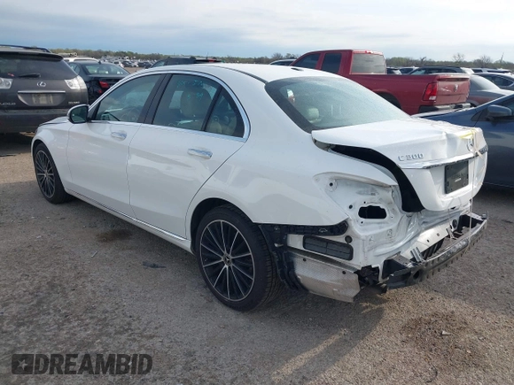 2021 Mercedes-Benz C 300 with VIN W1KWF8DB8MR639303, listed as a IAAI auction lot 41864619 with 67,666 mi miles and . Bid and sale history available at DreamBid. Image 3.