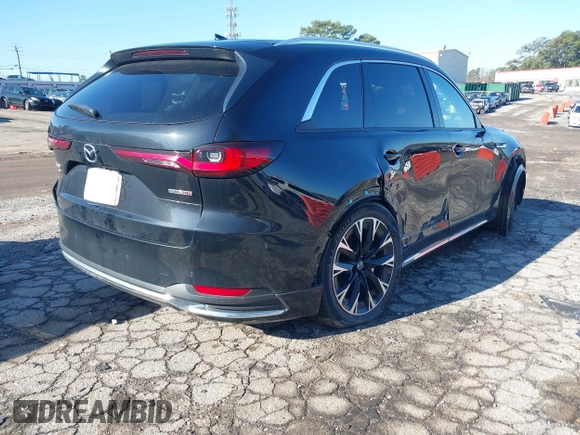 2024 Mazda CX-90 3.3 Turbo S with VIN JM3KK1HC2R1144252, listed as a IAAI auction lot 41776699 with 1 mi miles. Bid and sale history available at carsss.com. Image 4.