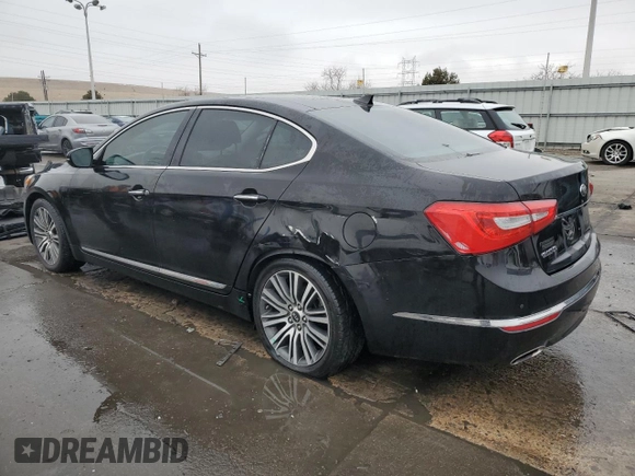2015 Kia Cadenza Premium with VIN KNALN4D78F5168684, listed as a Copart auction lot 45050375 with 94,883 mi miles and Salvage Title. Bid and sale history available at carsss.com. Image 2.