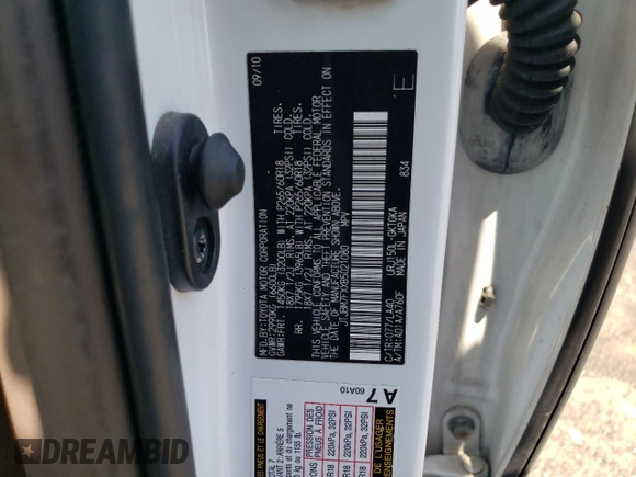2011 Lexus GX 460 with VIN JTJBM7FXXB5021080, listed as a Copart auction lot 54490805 with 160,059 mi miles and Salvage Title. Bid and sale history available at carsss.com. Image 12.