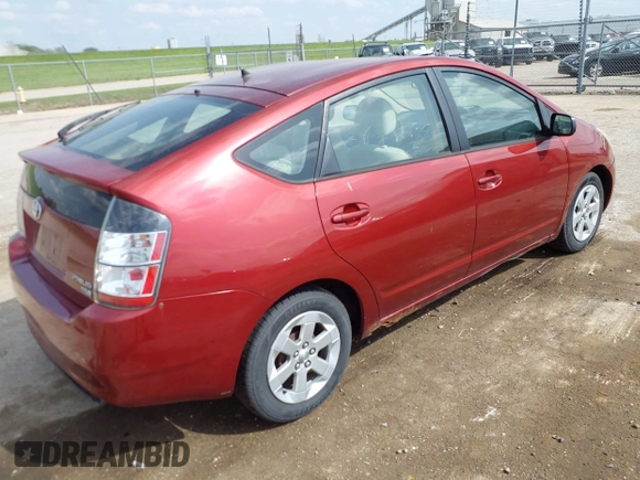 2005 Toyota Prius with VIN JTDKB20U853031729, listed as a IAAI auction lot 42122028 with 299,999 mi miles. Bid and sale history available at carsss.com. Image 4.