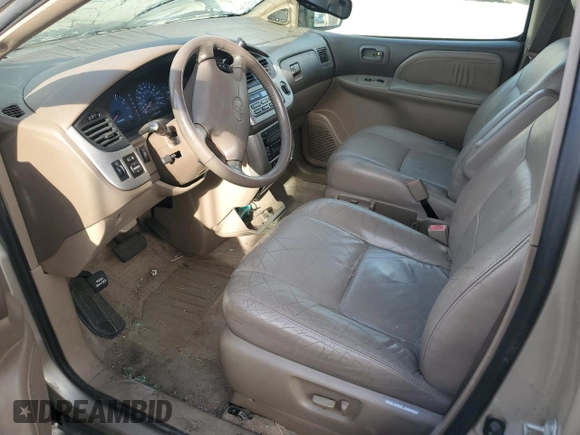 2002 Toyota Sienna LE with VIN 4T3ZF13C62U429210, listed as a Copart auction lot 75364374 with 0 mi miles and Salvage Title. Bid and sale history available at carsss.com. Image 7.
