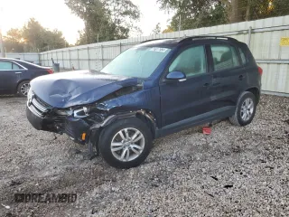 2015 Volkswagen Tiguan R-Line with VIN WVGAV7AX2FW605679, listed as a Copart auction lot 74017984 with 87,681 mi miles and Salvage Title. Bid and sale history available at DreamBid. Image 1.