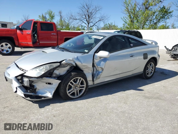 2003 Toyota Celica GT with VIN JTDDR32T730162812, listed as a Copart auction lot 53166595 with 185,433 mi miles and Salvage Title. Bid and sale history available at carsss.com. Image 1.