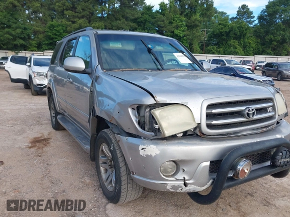 2003 Toyota Sequoia Limited with VIN 5TDBT48A73S199716, listed as a IAAI auction lot 42228560 with 242,716 mi miles and . Bid and sale history available at DreamBid. Image 6.