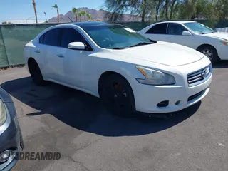 2012 Nissan Maxima S with VIN 1N4AA5AP6CC824846, listed as a IAAI auction lot 42797655 with 180,135 mi miles and . Bid and sale history available at DreamBid. Image 1.