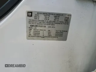 2015 Chevrolet Equinox LTZ with VIN 2GNFLHE31F6301788, listed as a Copart auction lot 50772215 with 203,283 mi miles and Salvage Title. Bid and sale history available at DreamBid. Image 13.