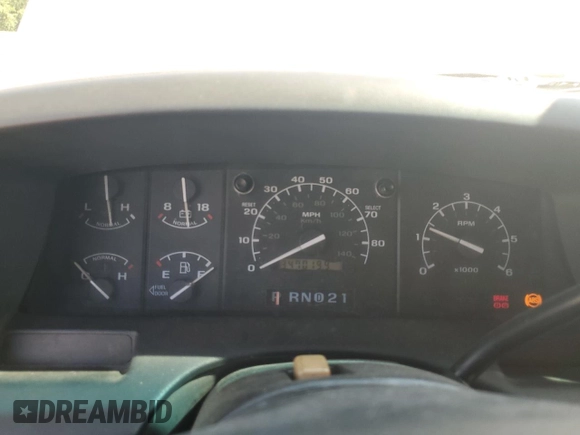 1996 Ford Bronco Custom with VIN 1FMEU15H2TLA98333, listed as a Copart auction lot 67065144 with 347,019 mi miles and Salvage Title. Bid and sale history available at carsss.com. Image 9.