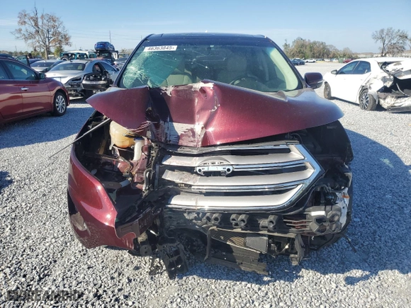 2017 Ford Edge Titanium with VIN 2FMPK3K85HBC59537, listed as a Copart auction lot 46363845 with 24,335 mi miles and Salvage Title. Bid and sale history available at carsss.com. Image 5.