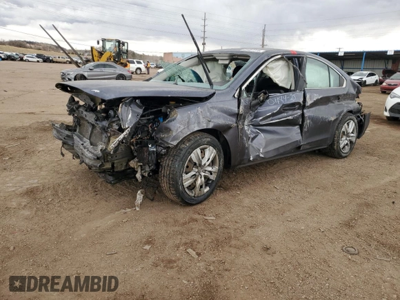 2016 Subaru Legacy 2.5i with VIN 4S3BNBA63G3012824, listed as a Copart auction lot 45487775 with 0 mi miles and Salvage Title. Bid and sale history available at carsss.com. Image 1.