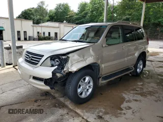 2006 Lexus GX 470 z VIN JTJBT20X060103840, wystawiony jako Copart lot #57505355 z przebiegiem 258 263 mil mil oraz Czysty tytuł • Clean title. Historia ofert i sprzedaży dostępna na DreamBid. Obrazek 1.