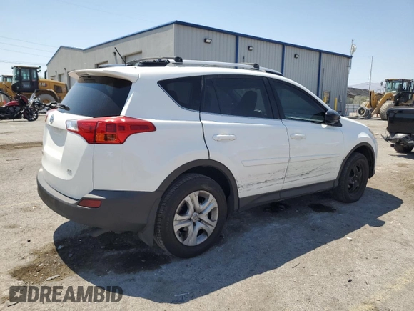 2014 Toyota RAV4 LE with VIN JTMZFREV7EJ018804, listed as a Copart auction lot 62738795 with 97,265 mi miles and Salvage title. Bid and sale history available at DreamBid. Image 3.