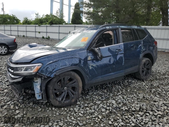 2023 Volkswagen Atlas SE z VIN 1V2HP2CA7PC515065, wystawiony jako Copart lot #57338515 z przebiegiem Nie podano mil oraz Szkoda całkowita • Salvage title. Historia ofert i sprzedaży dostępna na DreamBid. Obrazek 1.