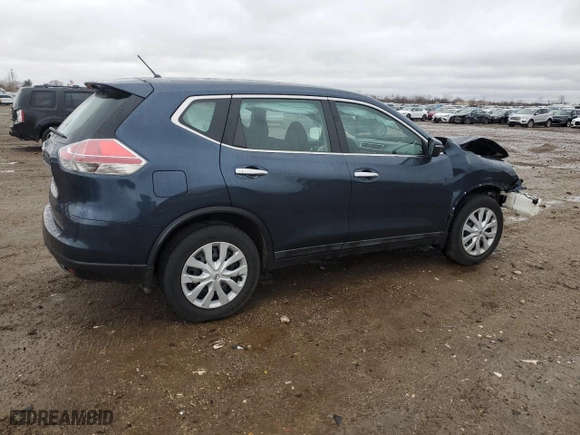 2015 Nissan Rogue S with VIN 5N1AT2MT8FC761681, listed as a Copart auction lot 47446295 with 103,946 mi miles and Salvage Title. Bid and sale history available at carsss.com. Image 3.