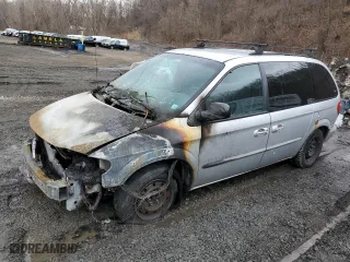 2001 Chrysler Voyager LX with VIN 1C4GJ45341B258517, listed as a Copart auction lot 47789295 with 0 mi miles and Salvage Title. Bid and sale history available at carsss.com. Image 1.