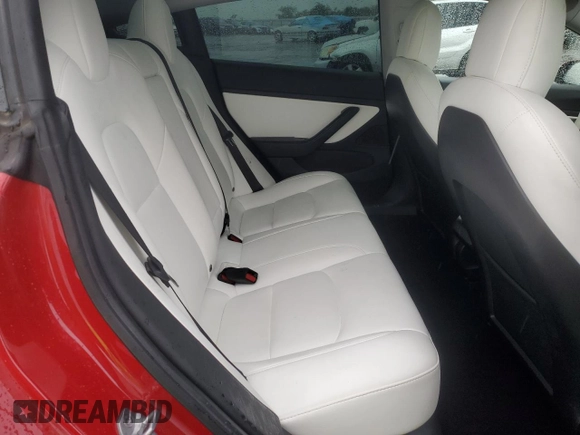 2021 Tesla Model 3 Standard Range Plus with VIN 5YJ3E1EA9MF870214, listed as a Copart auction lot 47702535 with 46,486 mi miles and Salvage Title. Bid and sale history available at DreamBid. Image 10.