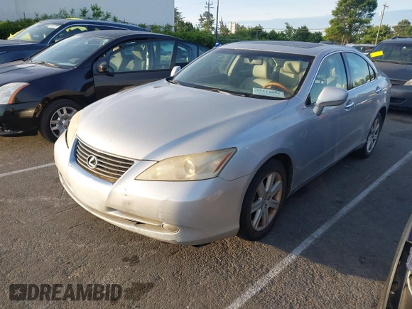 2007 Lexus ES with VIN JTHBJ46G572001093, listed as a IAAI auction lot 42214855 with 285,880 mi miles. Bid and sale history available at carsss.com. Image 2.