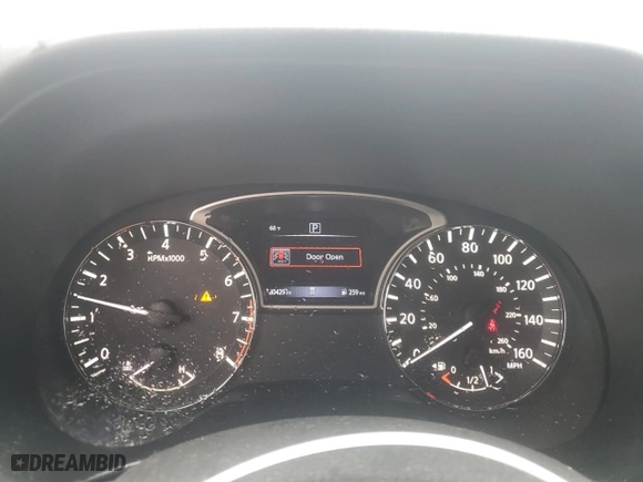 2019 Nissan Pathfinder S with VIN 5N1DR2MNXKC628749, listed as a Copart auction lot 48389285 with 80429 miles and Salvage Title. Bid and sale history available at carsss.com. Image 9.