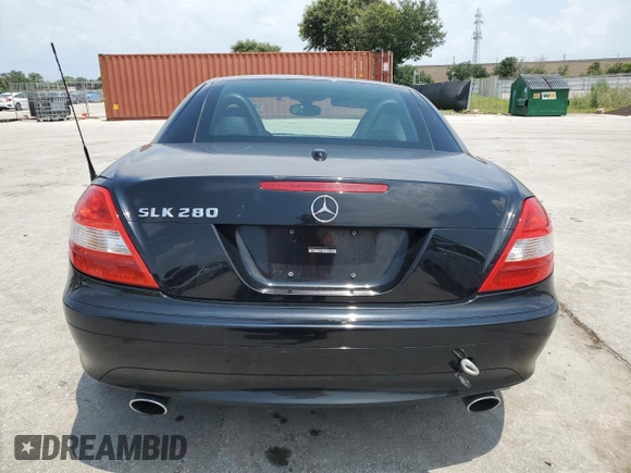 2007 Mercedes-Benz SLK-Class 3.0L with VIN WDBWK54F57F157433, listed as a Copart auction lot 66233794 with 104,198 mi miles and Salvage Title. Bid and sale history available at carsss.com. Image 6.
