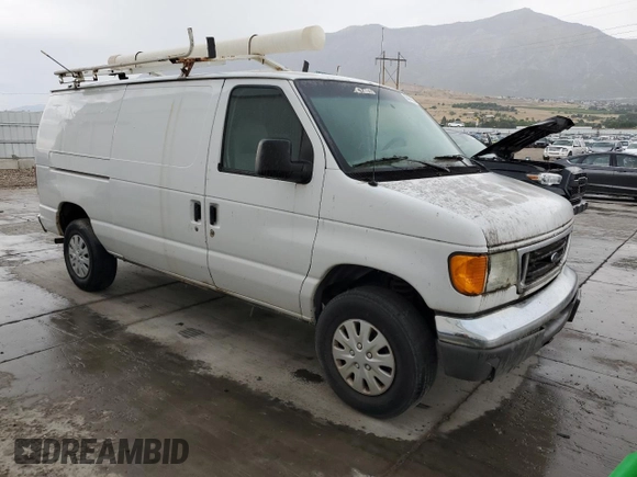 2006 Ford Econoline Cargo with VIN 1FTNE24W66DB08206, listed as a Copart auction lot 63474025 with 205,928 mi miles and Clean title. Bid and sale history available at DreamBid. Image 4.