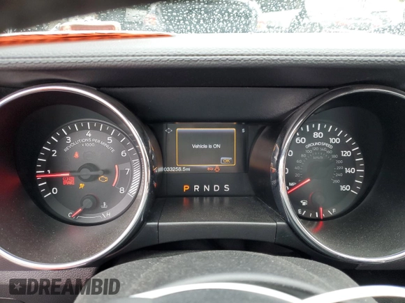 2017 Ford Mustang EcoBoost with VIN 1FA6P8TH7H5305926, listed as a Copart auction lot 49099625 with 33,258 mi miles and Salvage Title. Bid and sale history available at carsss.com. Image 9.