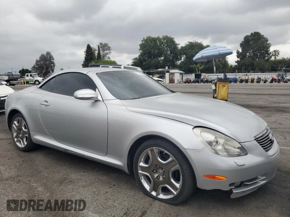 2006 Lexus SC 430 с VIN JTHFN48Y869007424, выставлен на аукционе Copart как лот 53833335 с пробегом 195 297 миль миль и Списание • Salvage title. История ставок и продаж доступна на DreamBid. Изображение 4.