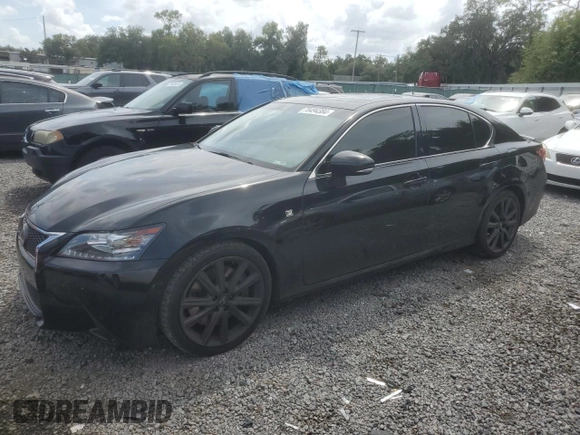 2015 Lexus GS 350 with VIN JTHBE1BL0FA007443, listed as a Copart auction lot 70494384 with 91,727 mi miles and Salvage Title. Bid and sale history available at carsss.com. Image 1.