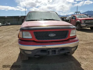 2001 Ford F-150 SuperCrew XLT with VIN 1FTRW08L41KE05465, listed as a Copart auction lot 46956725 with 276,256 mi miles and Salvage Title. Bid and sale history available at carsss.com. Image 5.