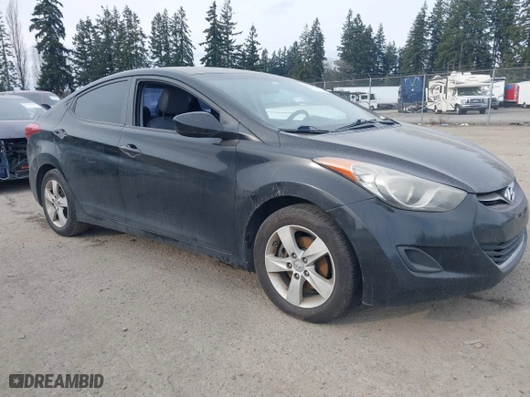 2011 Hyundai Elantra Ltd with VIN KMHDH4AE8BU084832, listed as a IAAI auction lot 41455695 with 176,634 mi miles. Bid and sale history available at carsss.com. Image 1.
