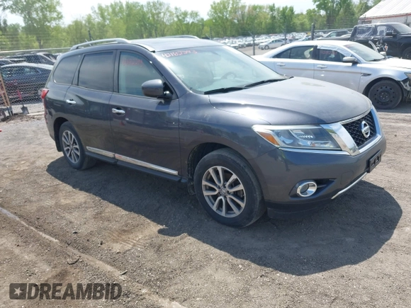 2014 Nissan Pathfinder S with VIN 5N1AR2MM0EC716000, listed as a IAAI auction lot 42182293 with 196,728 mi miles and . Bid and sale history available at DreamBid. Image 1.