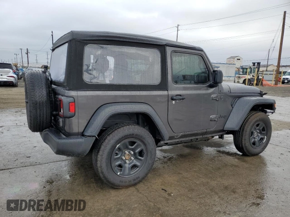 2024 Jeep Wrangler Willys with VIN 1C4PJXAG6RW368774, listed as a Copart auction lot 48961045 with 1,191 mi miles and Salvage title. Bid and sale history available at DreamBid. Image 3.