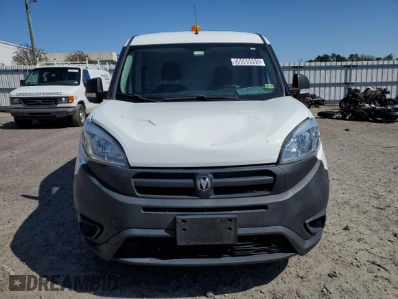 2017 Ram ProMaster City Cargo Tradesman z VIN ZFBERFABXH6G85511, wystawiony jako Copart lot #50080985 z przebiegiem 64 863 mil mil oraz Czysty tytuł • Clean title. Historia ofert i sprzedaży dostępna na DreamBid. Obrazek 5.