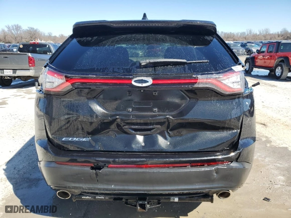 2015 Ford Edge SE with VIN 2FMTK3G85FBC33573, listed as a Copart auction lot 47874185 with 72,016 mi miles and Salvage Title. Bid and sale history available at carsss.com. Image 6.