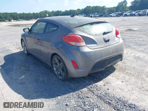 2016 Hyundai Veloster with VIN KMHTC6AD5GU252043, listed as a IAAI auction lot 42810862 with 128,098 mi miles and . Bid and sale history available at DreamBid. Image 3.