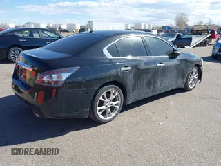 2014 Nissan Maxima SV with VIN 1N4AA5AP0EC453850, listed as a IAAI auction lot 41881210 with Not Provided miles and . Bid and sale history available at DreamBid. Image 4.