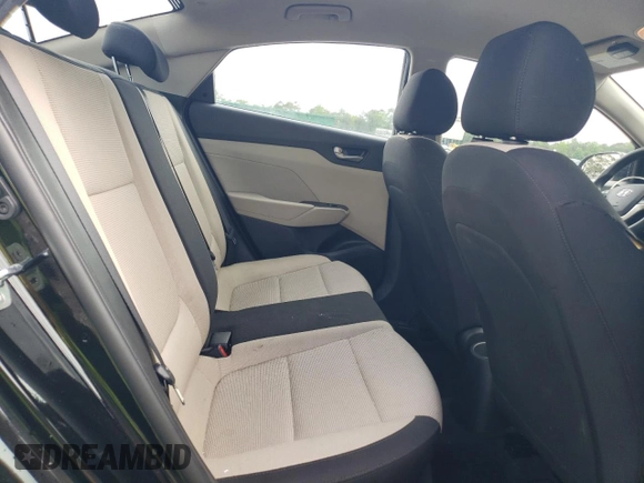 2022 Hyundai Accent SE с VIN 3KPC24A60NE172562, выставлен на аукционе Copart как лот 56331415 с пробегом 50 135 миль миль и Списание • Salvage title. История ставок и продаж доступна на DreamBid. Изображение 10.